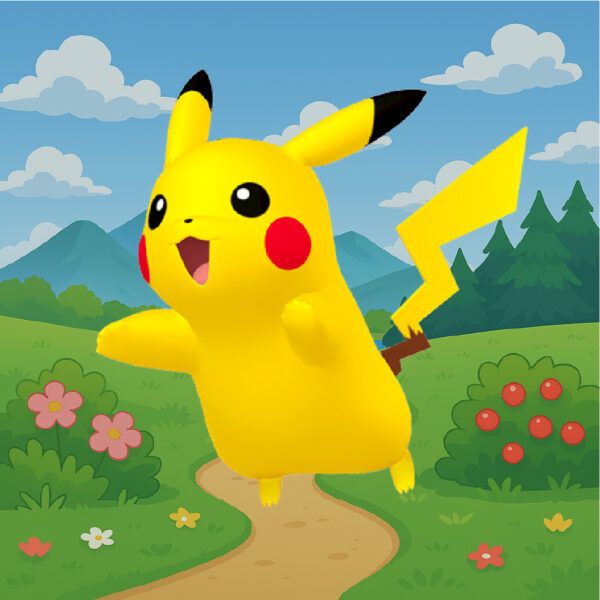 Pikachu animation anniversaire enfants